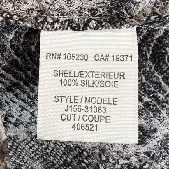 Joie Silk Snake Print Shift Dress - Picture 8 of 11